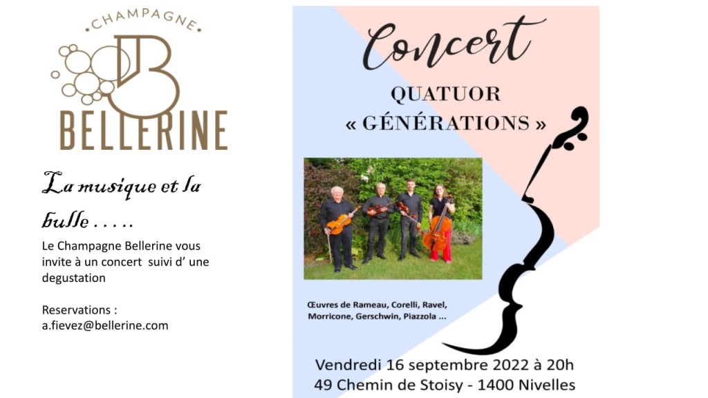 Concert Quatuor GÉNÉRATIONS